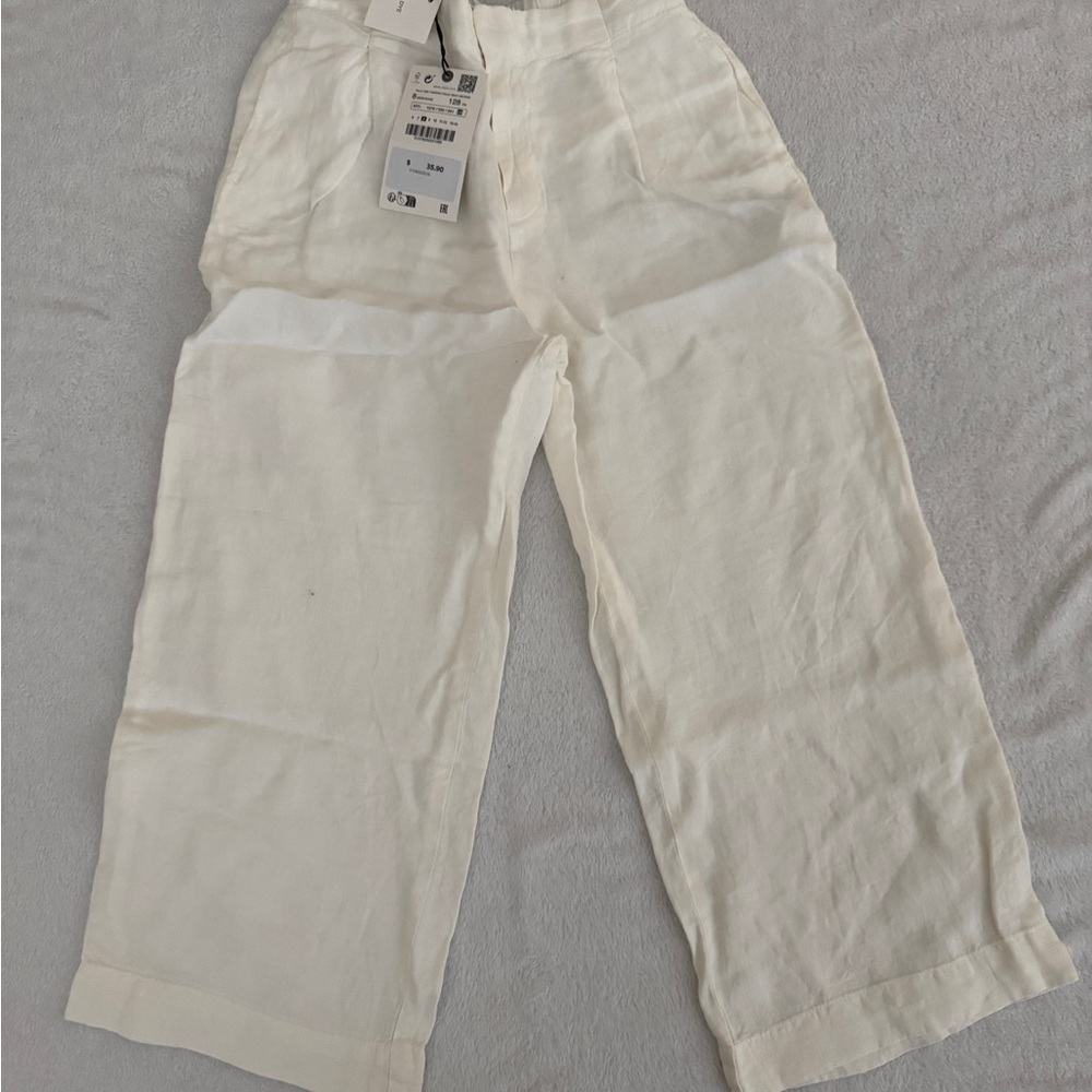 Zara Kids Casual Cream Bottoms
